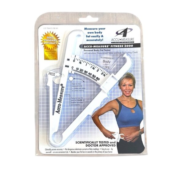 AccuMeasure Fitness 2000 Personal Body Fat Tester Caliper Gold Standard Accur - Picture 1 of 8